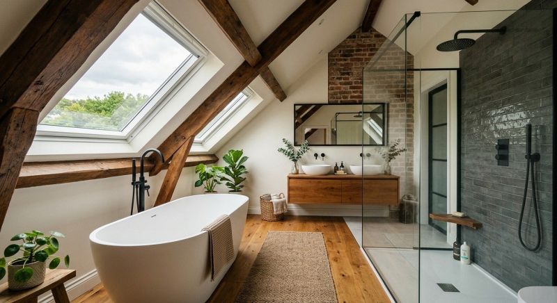 Attic Bathroom Remodeling in Fayette County, GA