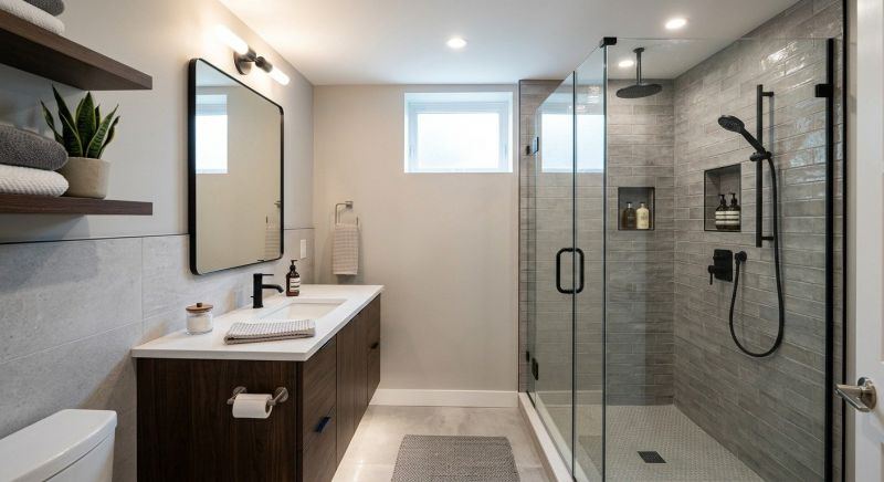 Basement Bathroom Remodeling in Fayette County, GA