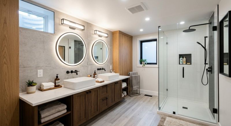 Basement Bathroom Remodeling in Fayette County, GA